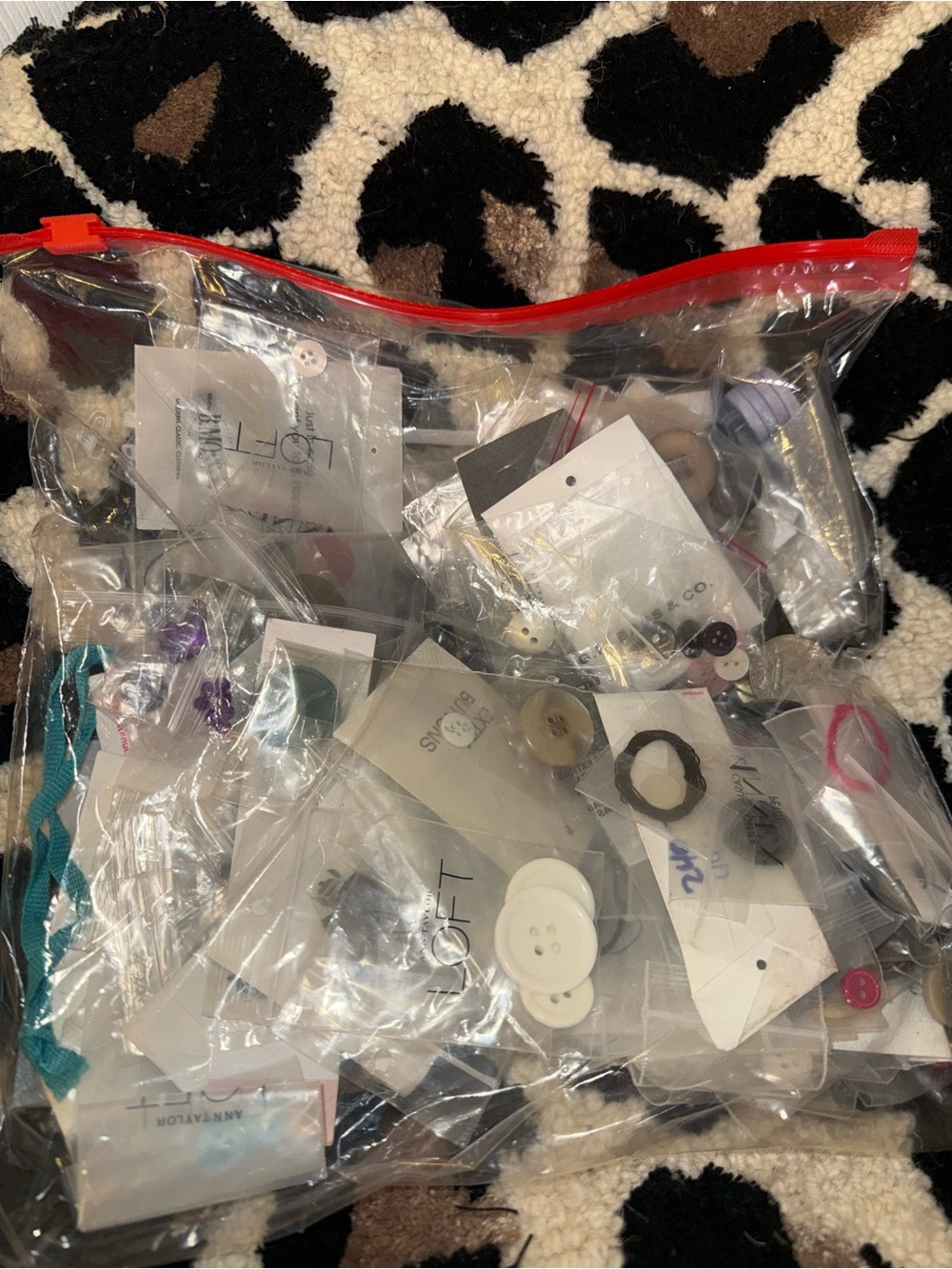 Assorted Ladies Fashion Buttons, one bag